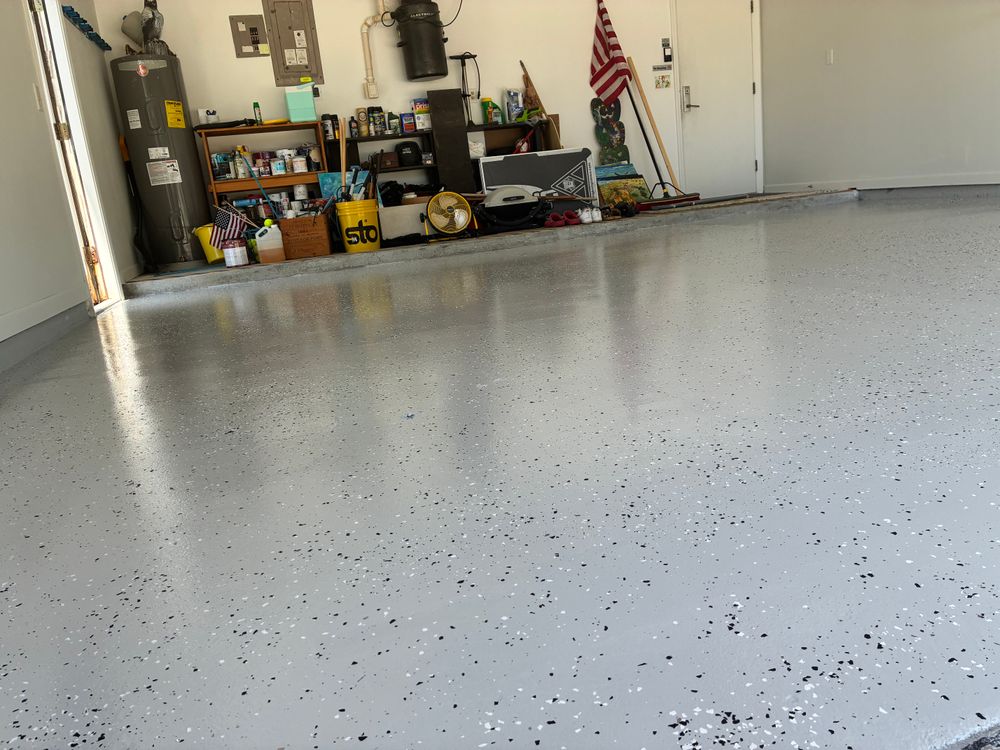 Transform your garage, basement, or workshop with our durable epoxy floor service, delivering a sleek finish that resists stains, impacts, and wear while enhancing appearance, safety, and long-term value. for Paps Painting in Brevard county, FL