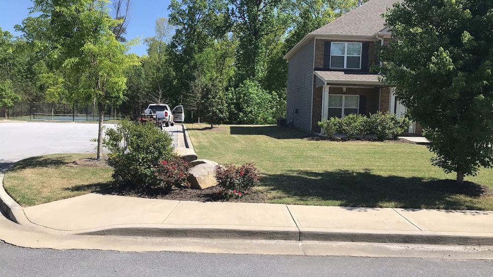 Landscaping for Adams Landscape Management Group LLC. in Loganville, GA