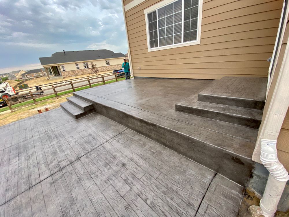 Concrete Steps for B&M Concrete LLC in Longmont, CO