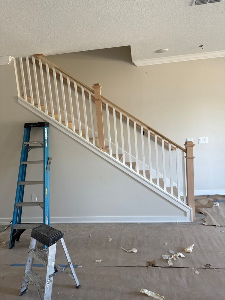 Wood Stair installations  for Emmanuel Trim in Bradenton, FL