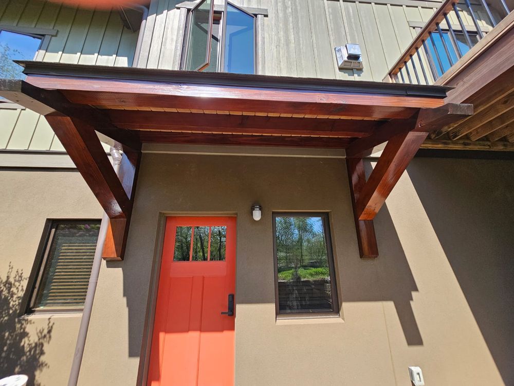 Exterior Deck staining & building for JV Painting Services LLC in Hendersonville, NC