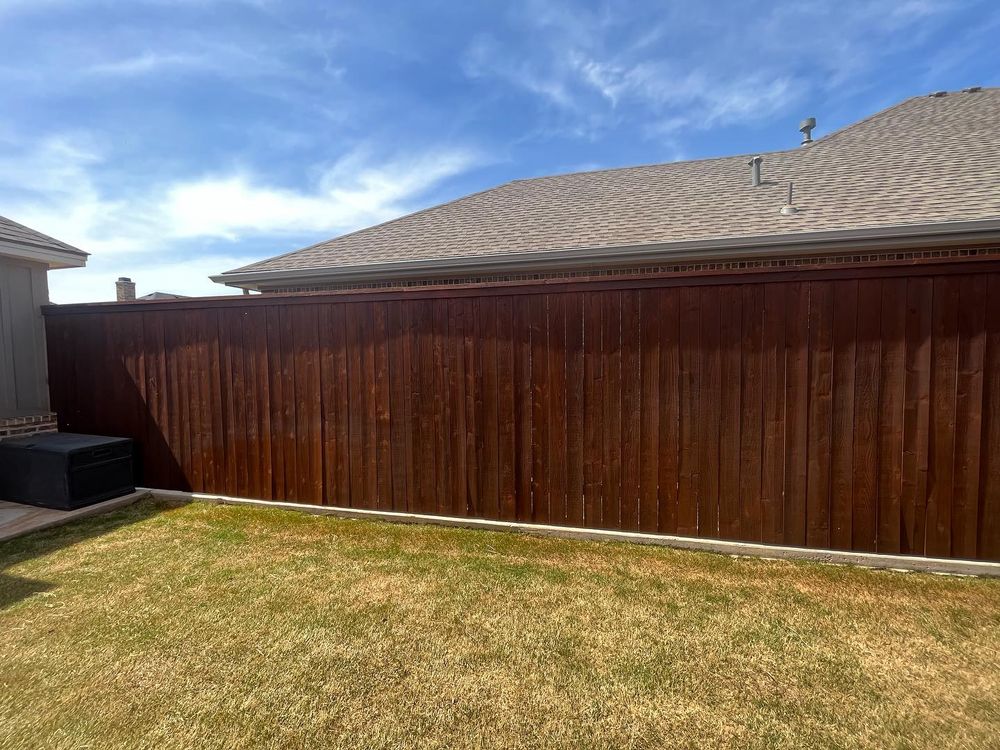 Fences for High Plains Stain in Lubbock, TX