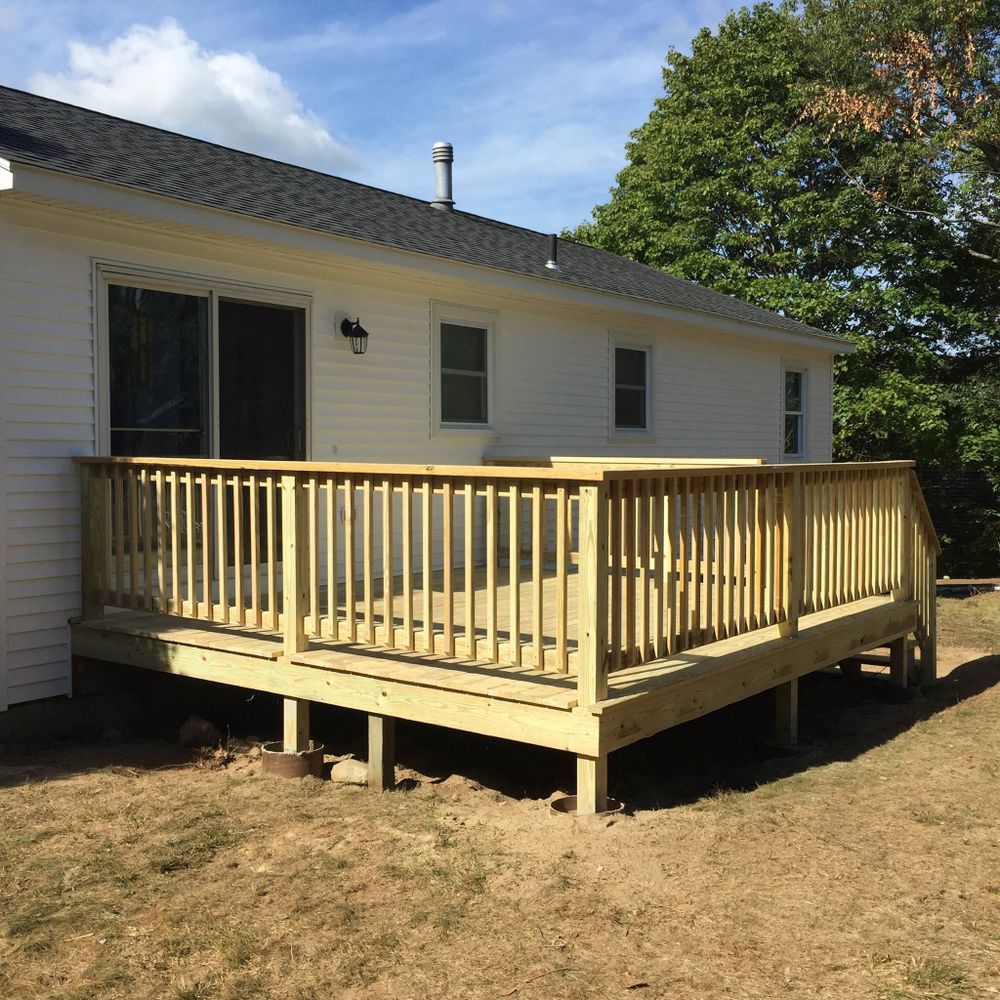 Transform your outdoor living space with our expert Deck & Patio Installation service. Our skilled team will enhance your home's beauty and functionality, creating the perfect oasis for relaxation and entertainment. for J&J Woodworking in Providence, RI