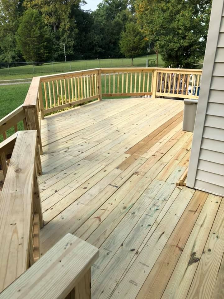 Our New Deck Construction service offers homeowners a professional and reliable solution to enhance their outdoor living spaces with custom-built, safe, and aesthetically pleasing decks. for Longs Decks  in Knoxville, TN