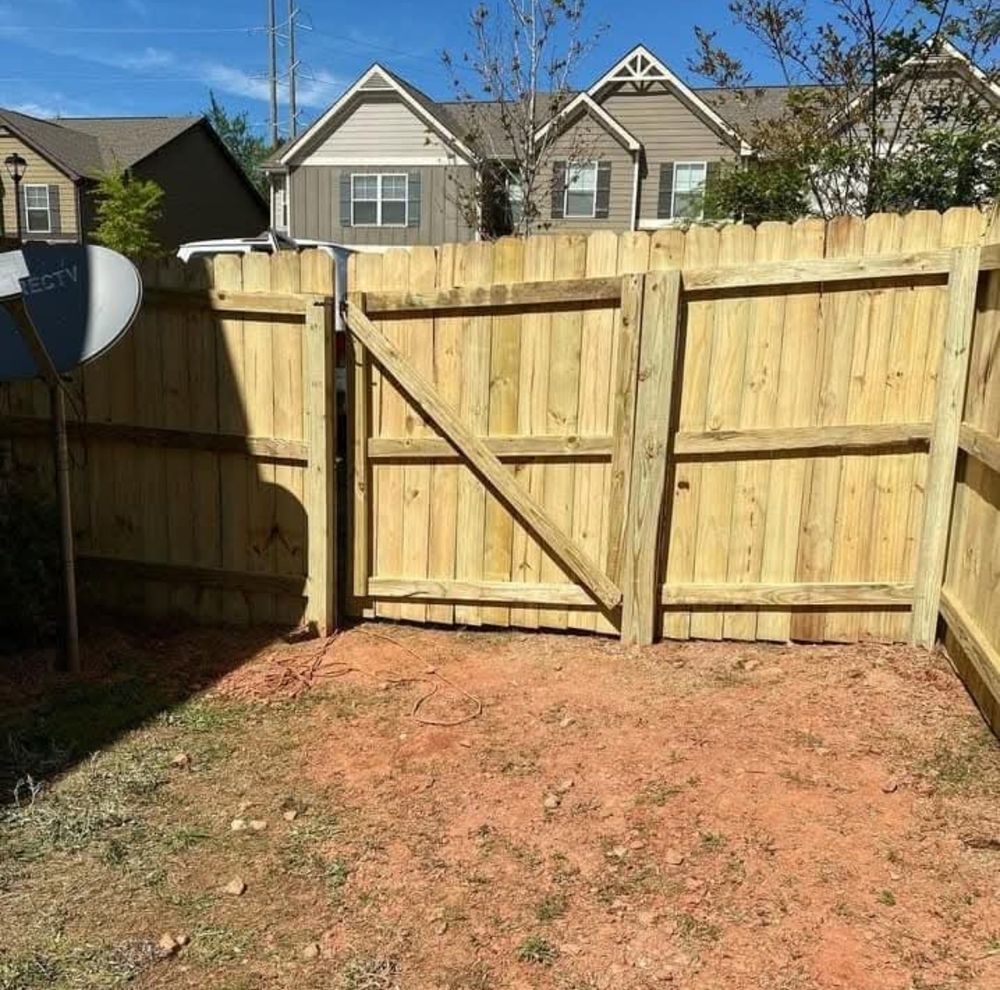 Fencing for All Out Construction in Atlanta, GA