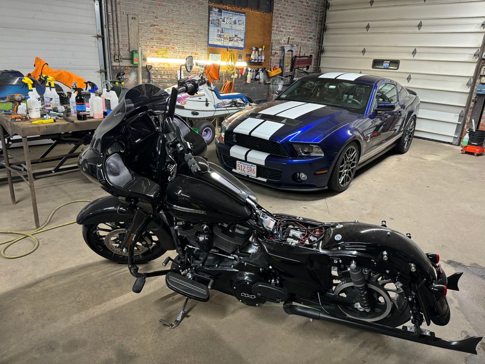 Motorcycle Detailing for Scorzi’s Auto Detailing in Easthampton, MA