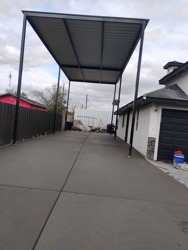 Concrete for Superior Painting and Metal Solutions in McAllen, TX