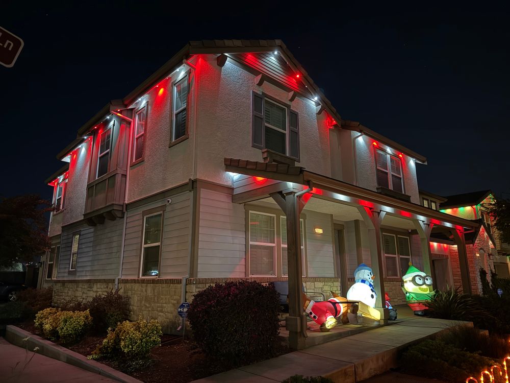 Permanent lighting for GGG Home Services in San Jose, CA