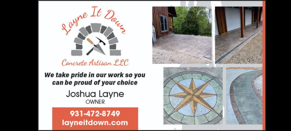 All Photos for Layne It Down Concrete Artisan in Hopkinsville, KY