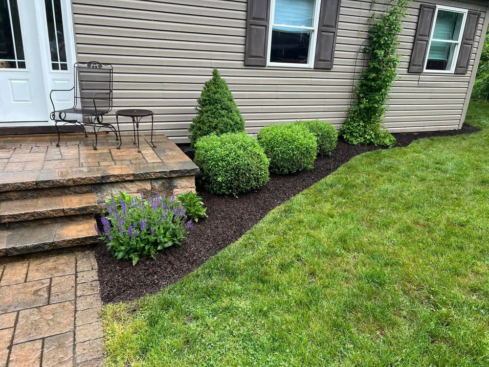 Upgrade your landscape with our professional mulch installation service. Our team will expertly spread high-quality mulch to enhance the beauty of your garden beds and help maintain soil moisture. for Denicola’s Lawn Care in Oxbow,  NY