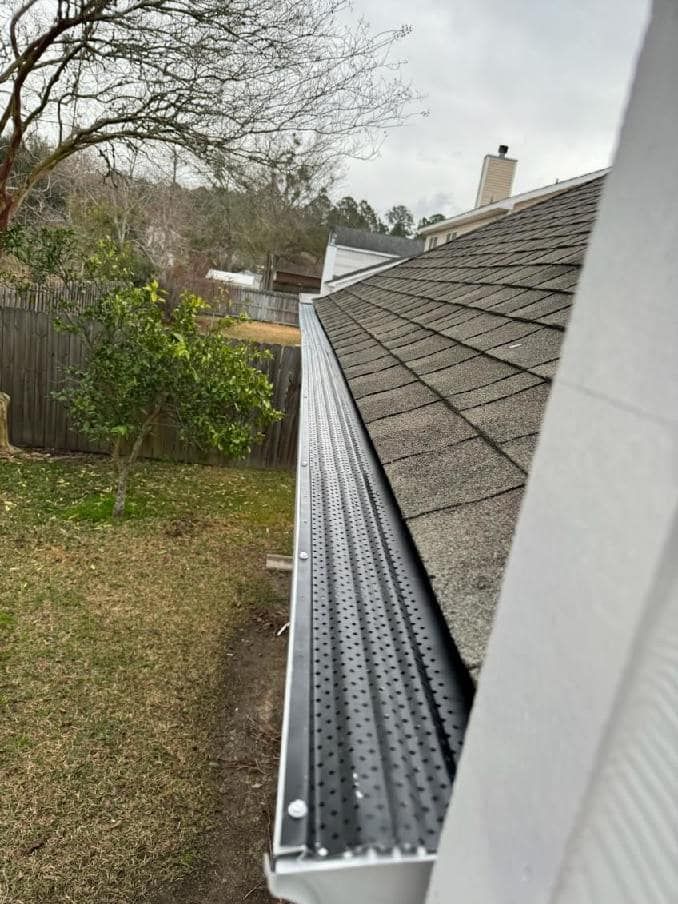 Protect your home from water damage with our best gutter guards. Our Gutters service ensures proper drainage and prevents clogs, keeping your roof in top condition for years to come. for Moontimes Roofing & Restoration in Biloxi, MS