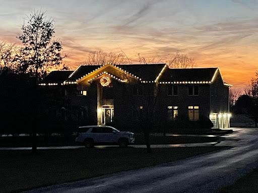 Residential Christmas Light Installation for Indiana Christmas Light Installers in Eaton, IN