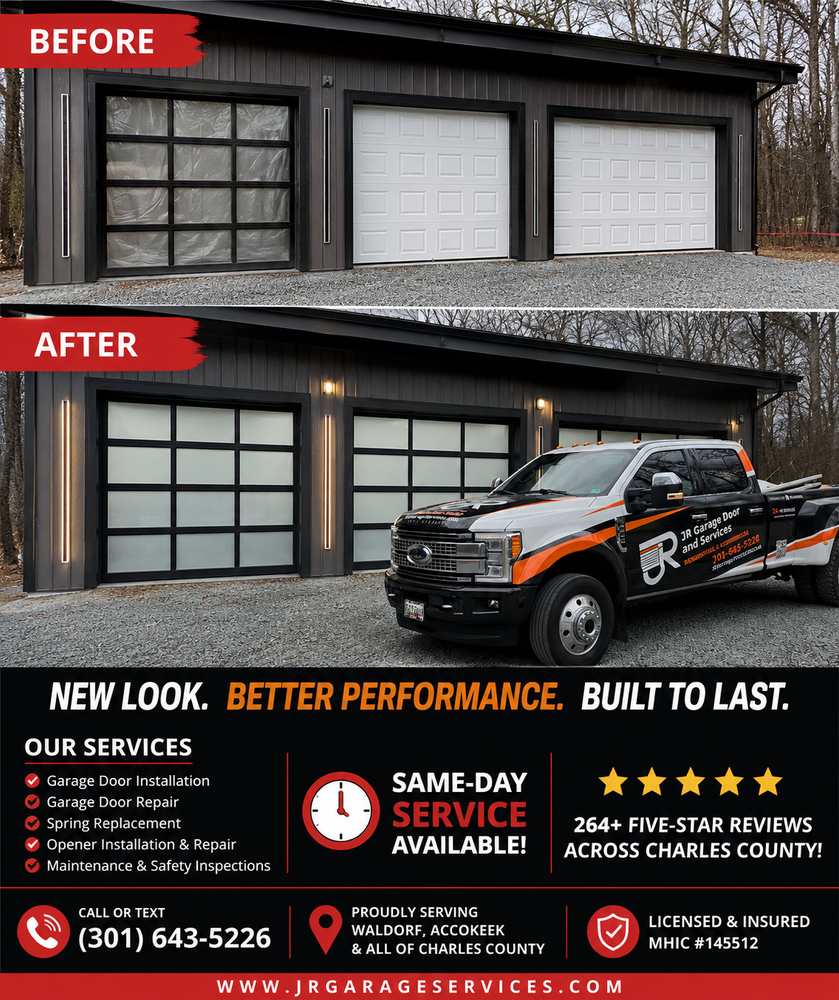 All Photos for JR Garage Door and Services in Charles County, MD