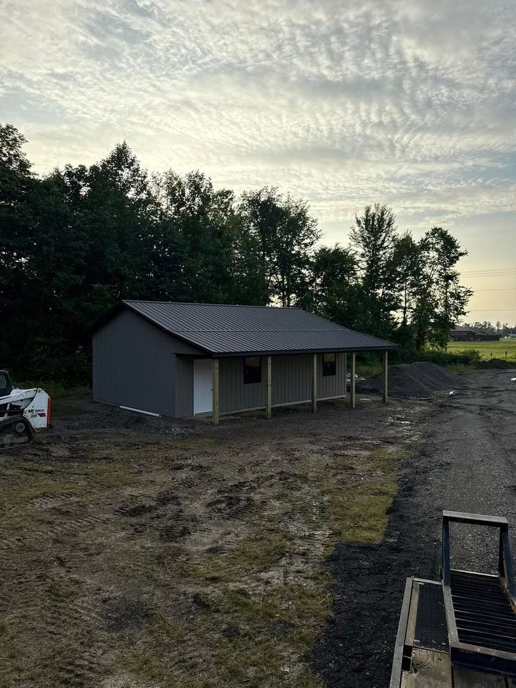 Our Pole Barn Construction service specializes in creating durable, weather-resistant structures with expert concrete slab construction for lasting stability and strength, tailored to enhance your home's functionality and investment value. for Solid Rock Concrete & Landwork in Galion, OH