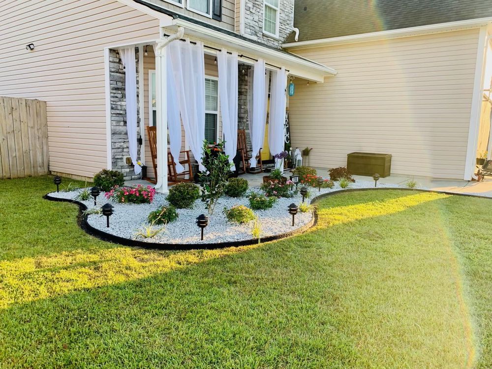 Mowing for All in One Landscaping in Jacksonville, NC