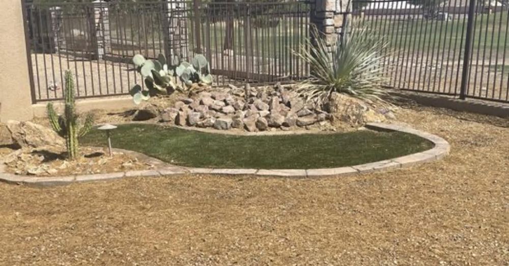 Our professional mowing service ensures a perfectly manicured lawn, enhancing your home's curb appeal with precise cutting, edging, and trimming tailored to your landscape's unique needs for optimal beauty and health. for Top Notch Landscape Services in Mohave Valley, AZ