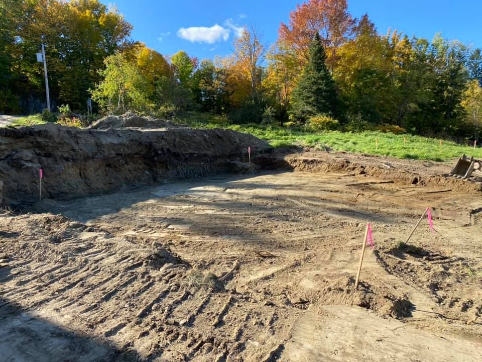 Excavation for Andy Naylor Excavation in Stowe, VT