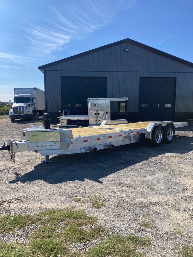 Our custom welding service specializes in building personalized trailers to meet your specific needs, ensuring durability and functionality for all your transportation requirements. for Cawley Creek Welding in Neillsville, WI