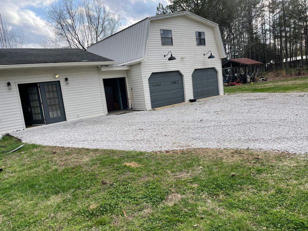 Driveway build  for H&H Dirt Work in Corinth, MS