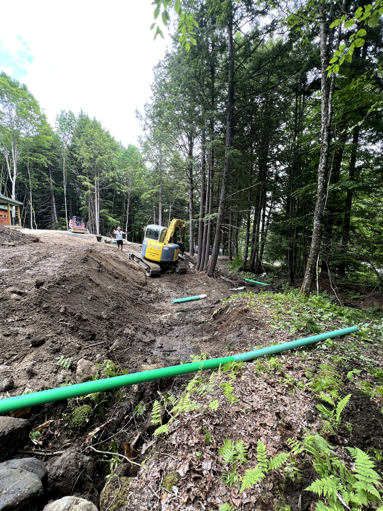 Lawn Makeover for Andy Naylor Excavation in Stowe, VT