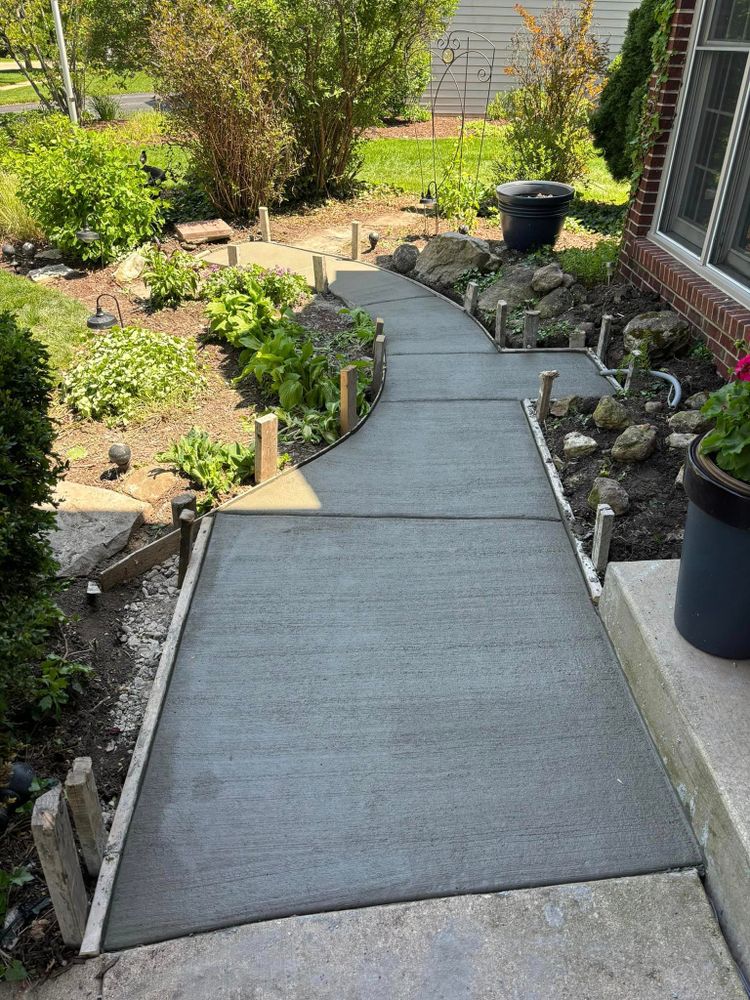 Transform your outdoor space with our Sidewalk Installation service. Our expert team will install durable and visually appealing sidewalks, enhancing the beauty and functionality of your home's exterior. for CLC Construction in Maple Park,, IL