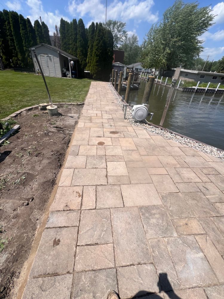 Paver repairs for Alltimate Outdoor Services in Warren, MI