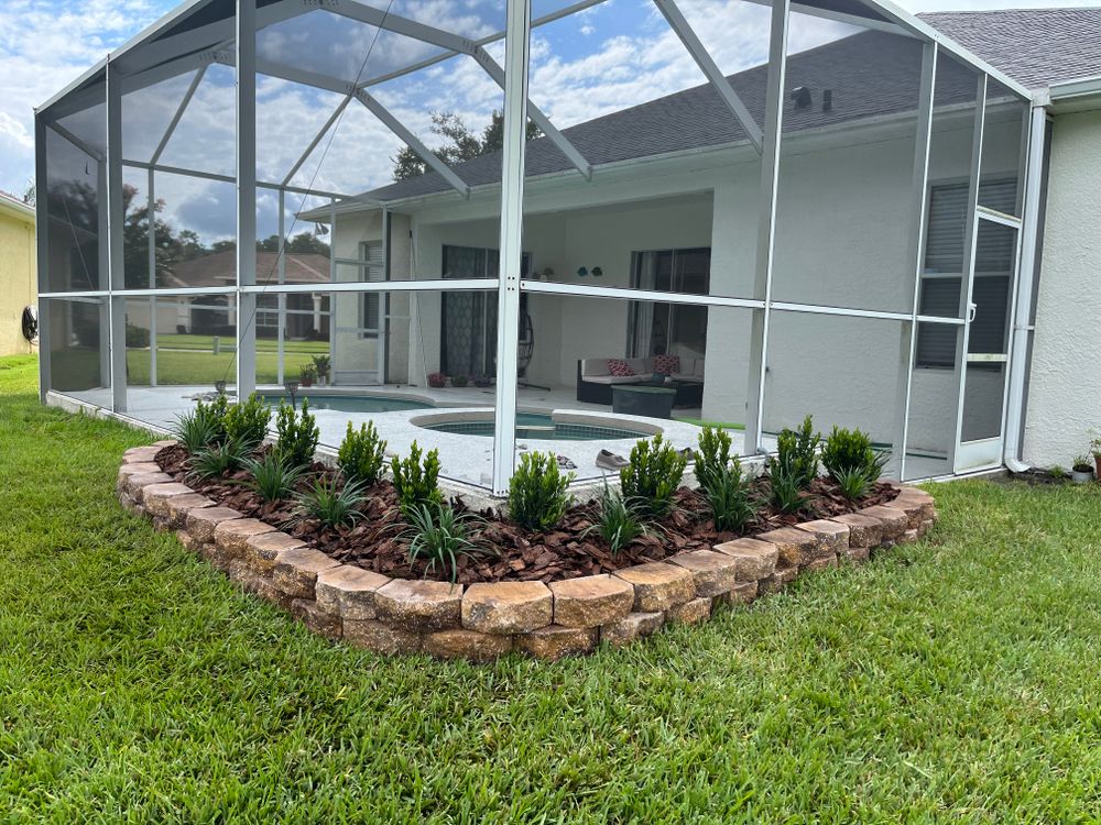 Landscape Design and Installation for Verimay's Garden and Landscaping in Hillsborough County, FL