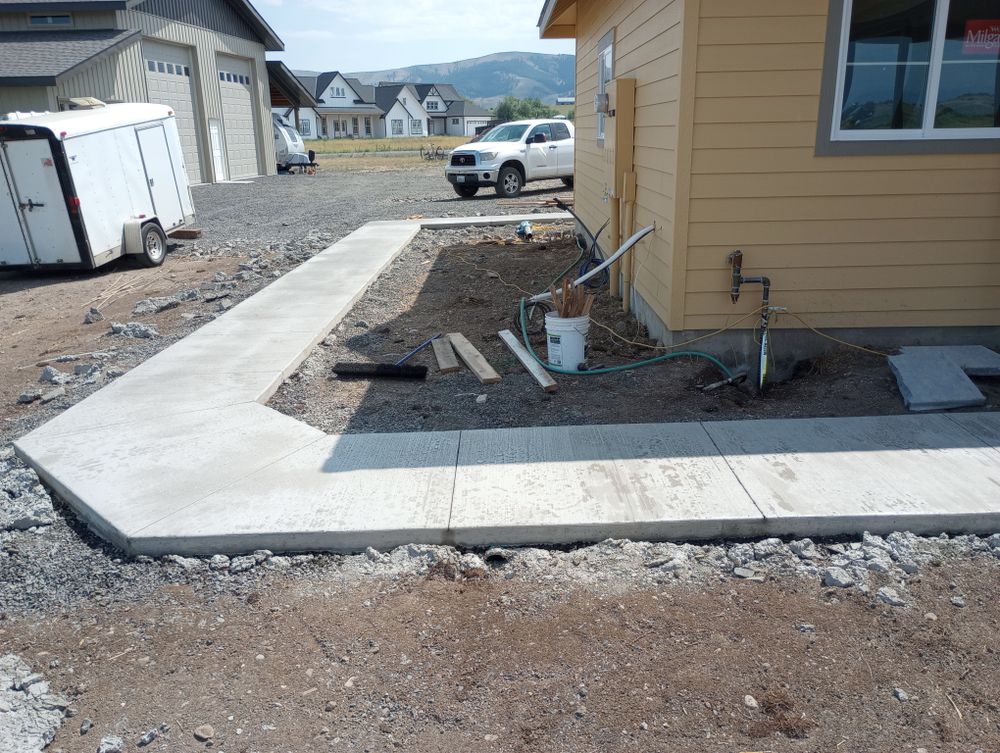 Sidewalks for Richardson Restoration and Concrete in Ellensburg, WA