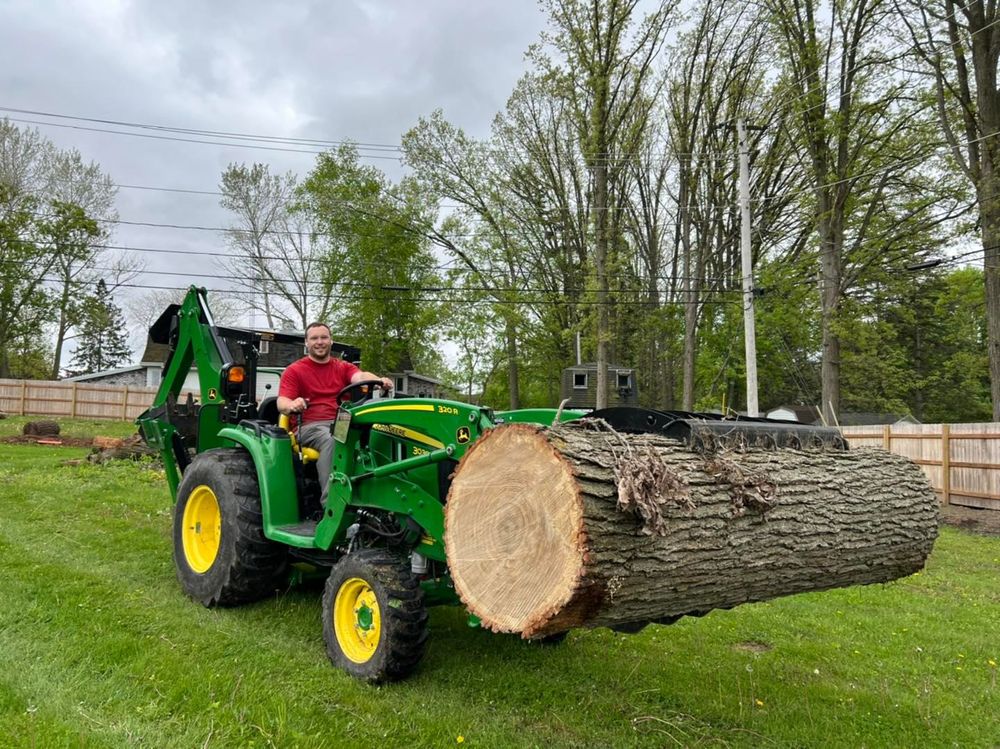 Land Clearing for Nate’s Tractor Service in Cascade, WI