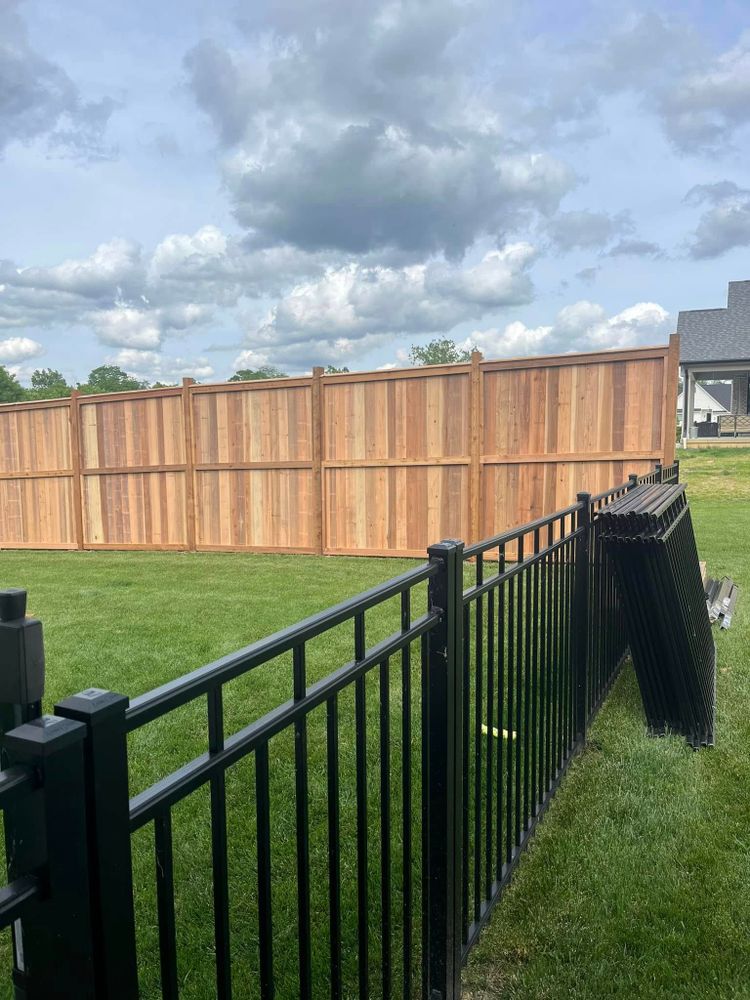 Transform your outdoor space with our Custom Fence Design service, offering personalized solutions to enhance privacy and aesthetics. Tailor-made fences crafted with quality materials to suit your unique property needs. for Good Ole Boys Fence LLC in Midland, OH