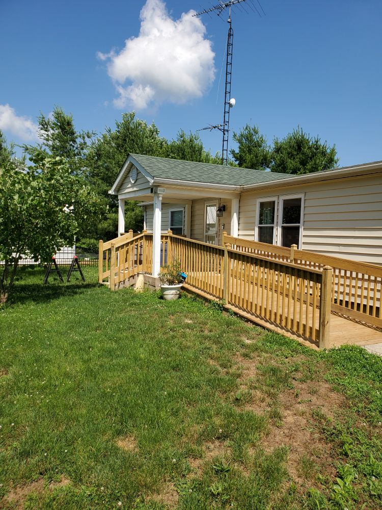 Decks for John Colvin's Home Improvement in Modoc,  IN