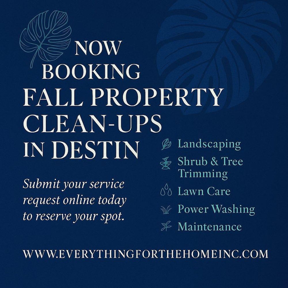 Landscape design projects for Everything for the Home Inc. in Destin, FL