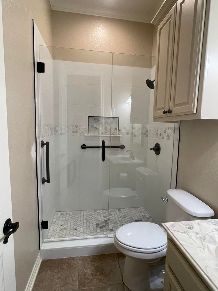 Transform your bathroom into a luxurious retreat with our expert renovation service. From modern upgrades to complete makeovers, we bring style, functionality, and quality craftsmanship to enhance your home. for White's Contracting LLC in Mount Pleasant, Texas