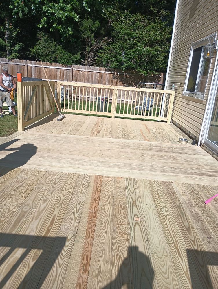 Transform your outdoor living space with our expert Deck & Patio Installation service. Enhance your home's value and create a welcoming environment for relaxing and entertaining in style. for New Vision Contracting in Suffolk County, NY