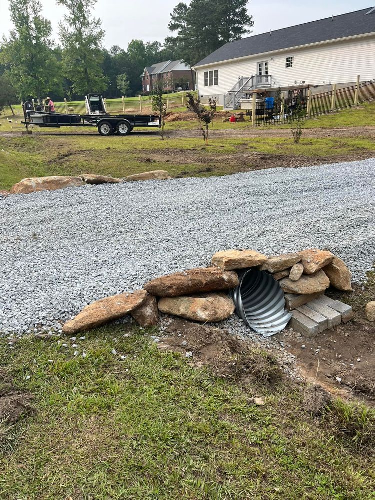 Our Land Grading service ensures a solid, level foundation for your concrete projects, improving drainage and stability. Trust our experts to prepare your site efficiently for durable and lasting results. for Finished Solutions Concrete LLC in Elberton, GA