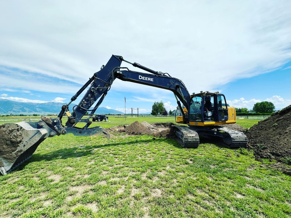 Dirt Work for R&H Homes in Bozeman, MT