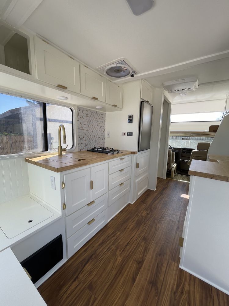 1987 Chevy Winnebago Class C for Mauka to Makai RV Renovations in Los Angeles, CA