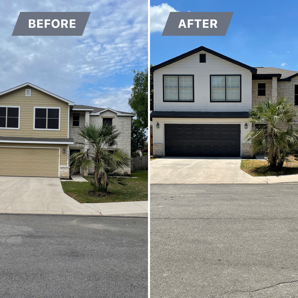 Exterior Painting for L.P. Contractors in San Antonio, Texas