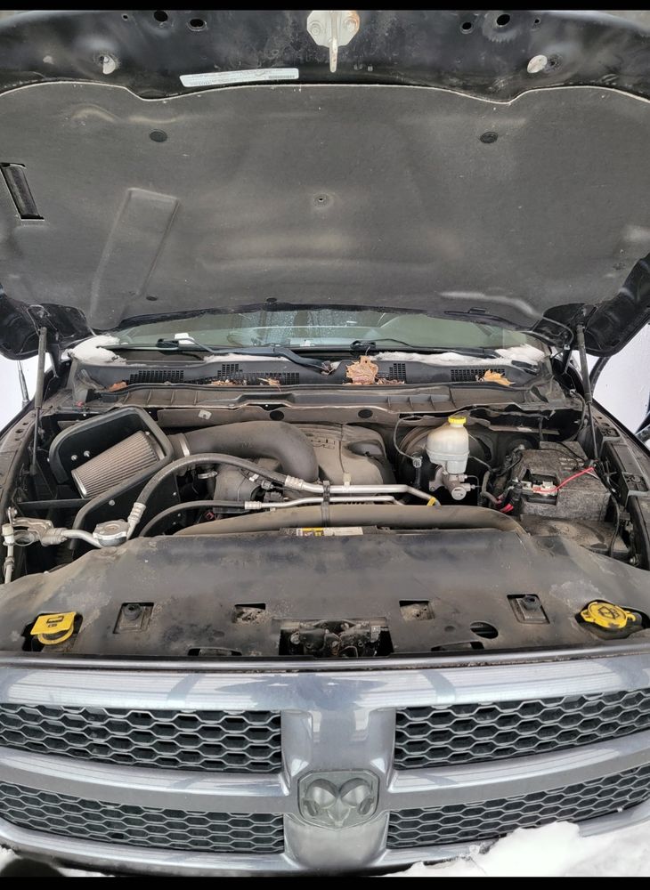 Before and After Engine Cleaning  for Luxury Auto Detail in Peoria, IL