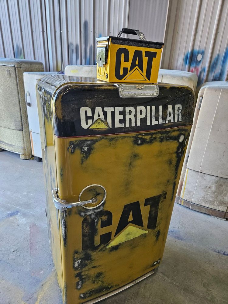 Vintage Refrigerator Projects for Wessels Custom Paint & Restoration in Bad Axe, MI