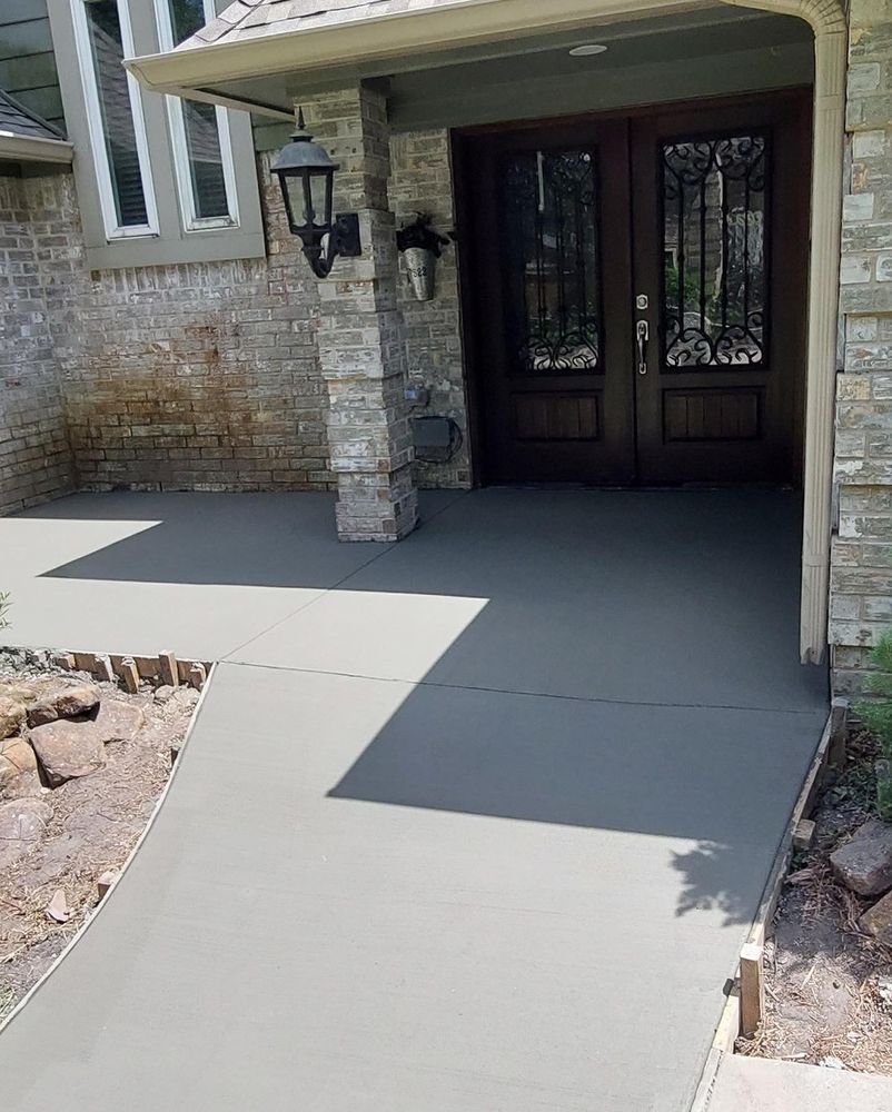 Upgrade your home's curb appeal with our Sidewalks service. Our skilled technicians will design and install durable concrete pathways that enhance the beauty and functionality of your property. for Slabs on Grade - Concrete Specialist in Spring, TX