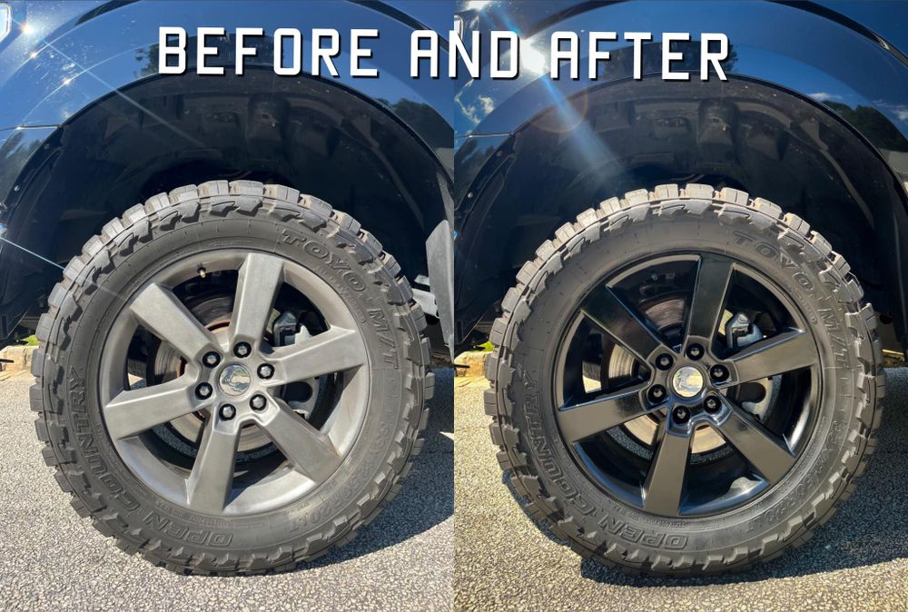 Revitalize your vehicle with our expert wheel painting service, enhancing appearance and durability. Trust our skilled technicians to deliver a flawless finish that adds value and style to your car. for Kodupaints in Riverdale, GA