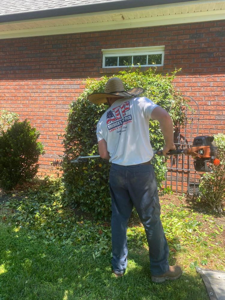 Mulching for America's Top Pick Lawn & Landscaping in Gastonia, NC