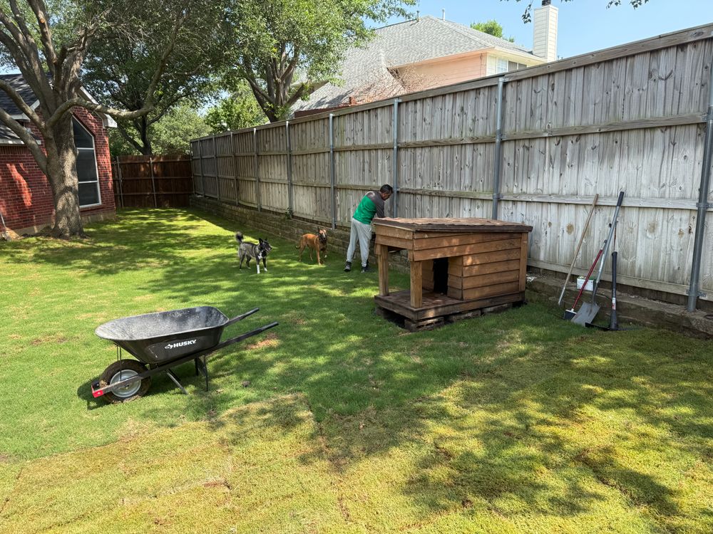 Our French Drain and Down Spout Drainage Systems effectively manage water flow, prevent basement flooding, and protect your home's foundation by redirecting excess water away from vulnerable areas. for Light It Up AV and Turf in Keller, TX