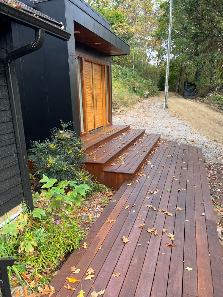 Exterior Deck staining  for JV Painting Services LLC in Hendersonville, NC