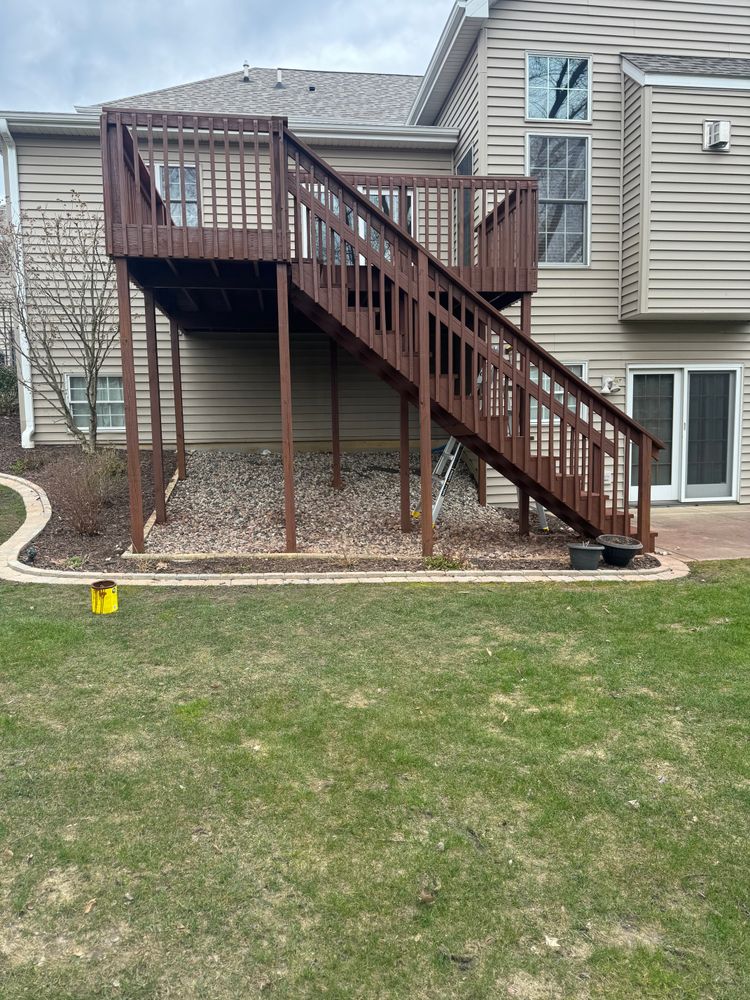 Staining for Risner Construction in De Motte, IN
