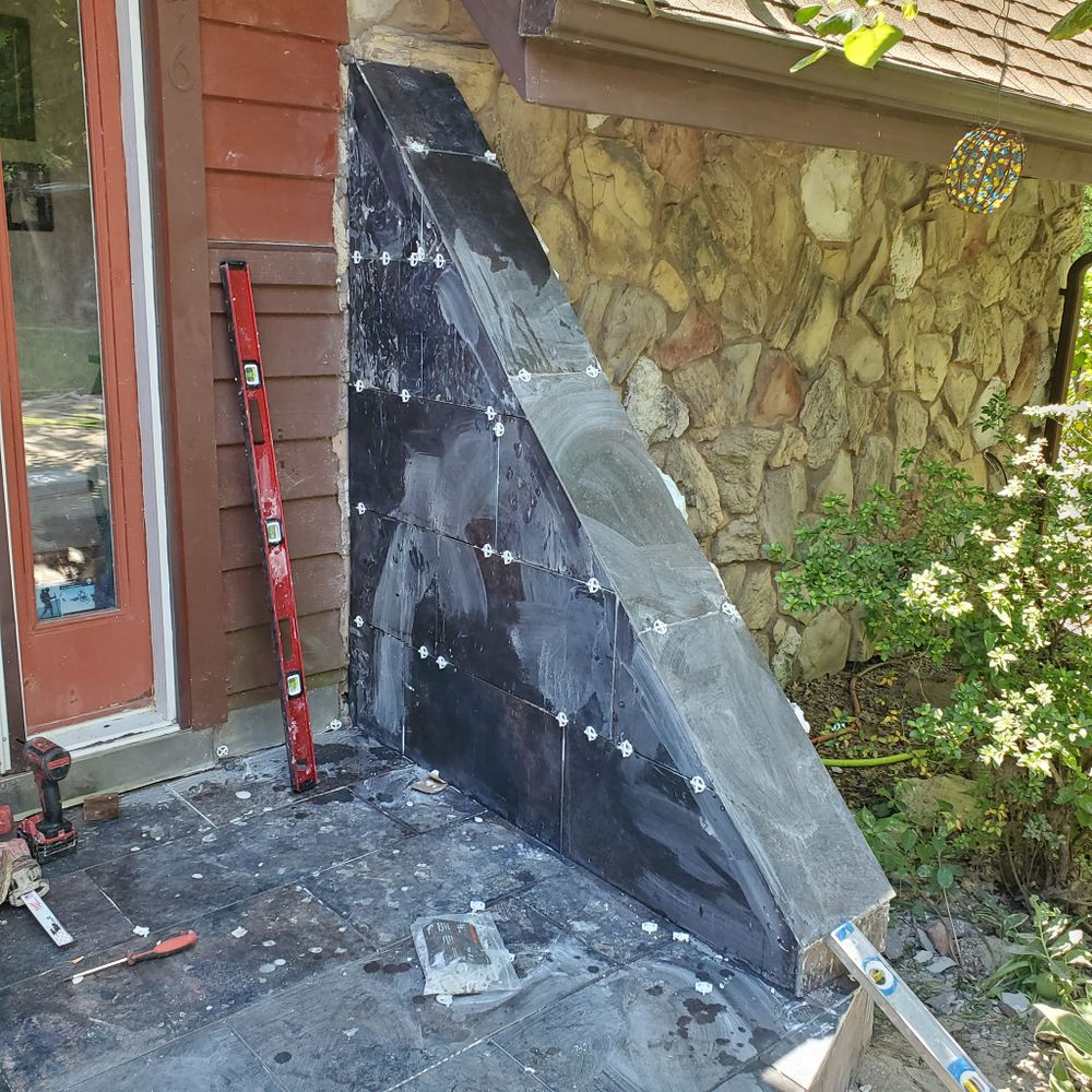 outdoor porcelain tile for Dead Tree General Contracting in Carbondale, Illinois