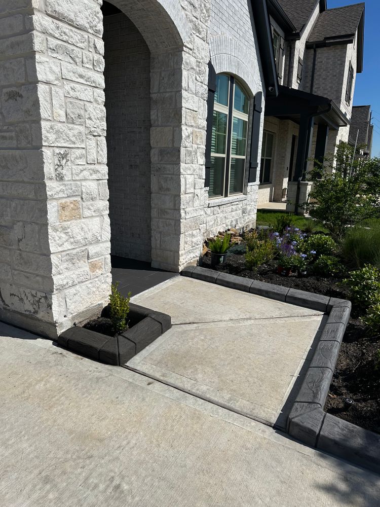 Before & Afters for Texas Curb N Borders in Houston, TX