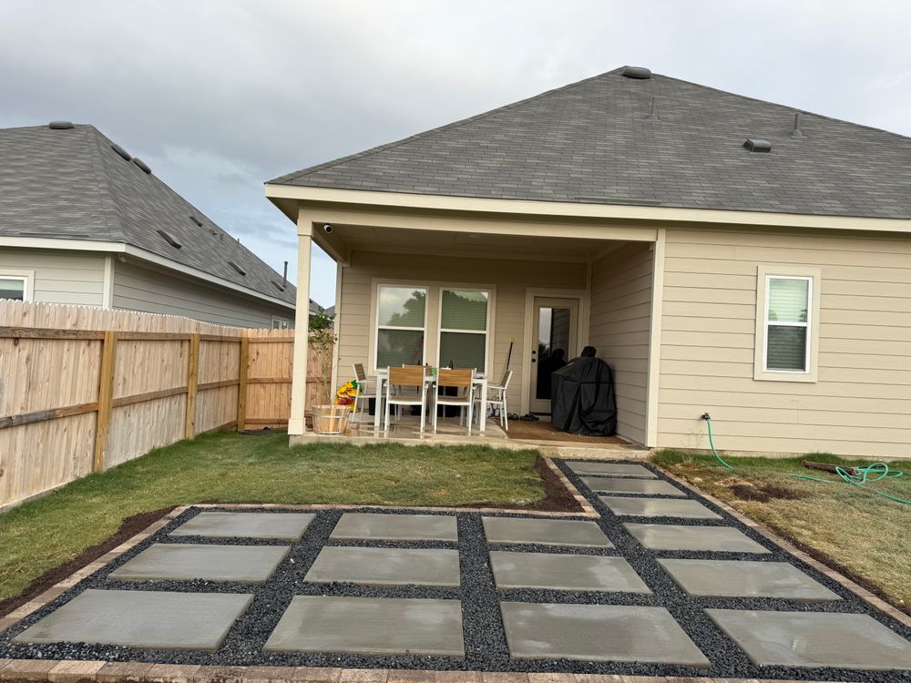 Hardscaping for Creative Edge Co. in San Antonio, TX