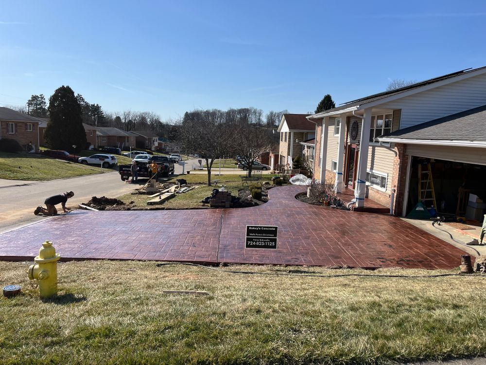 Concrete for Bakey's Concrete and Excavating in Pittsburgh, Pennsylvania